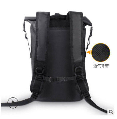 IP65 Waterproof PVC Tarpaulin Beach Bag Backpack Amazon Hot sales Factory Outdoor Waterproof Hiking Swimming Beach Backpack Bag
