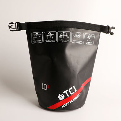 Waterproof PVC Tarpaulin Beach Backpack Bag With Buckle Closure