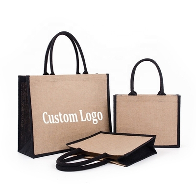 Recycle Plain Organic Cotton Canvas Tote Bag Reusable Custom Printed With Logo